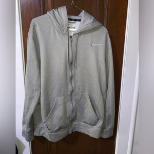 Grey Nike zip up
